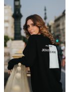 JESUS IS KING pulover unisex negru