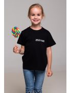JESUS IS KING negru fată T-shirt