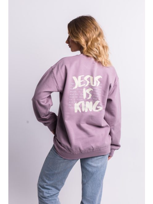 JESUS IS KING pulover unisex
