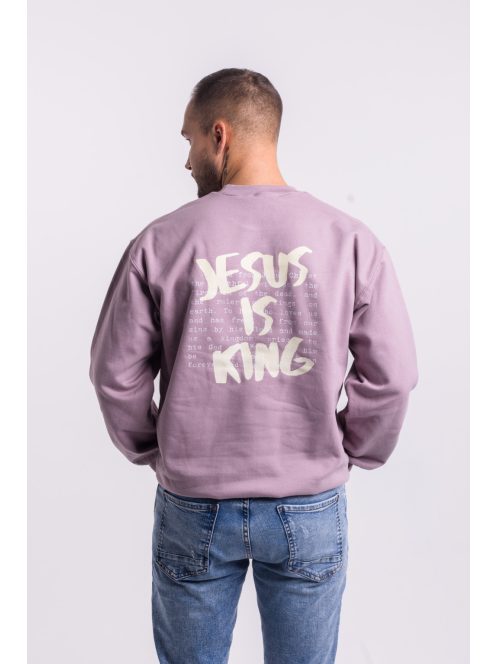 JESUS IS KING pulover unisex