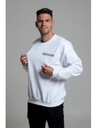 JESUS IS KING pulover alb unisex