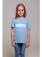 REDEEMED tricou albastru deschis pentru fete