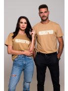 REDEEMED CLASSIC NEW tricou unisex culoarea nisipului